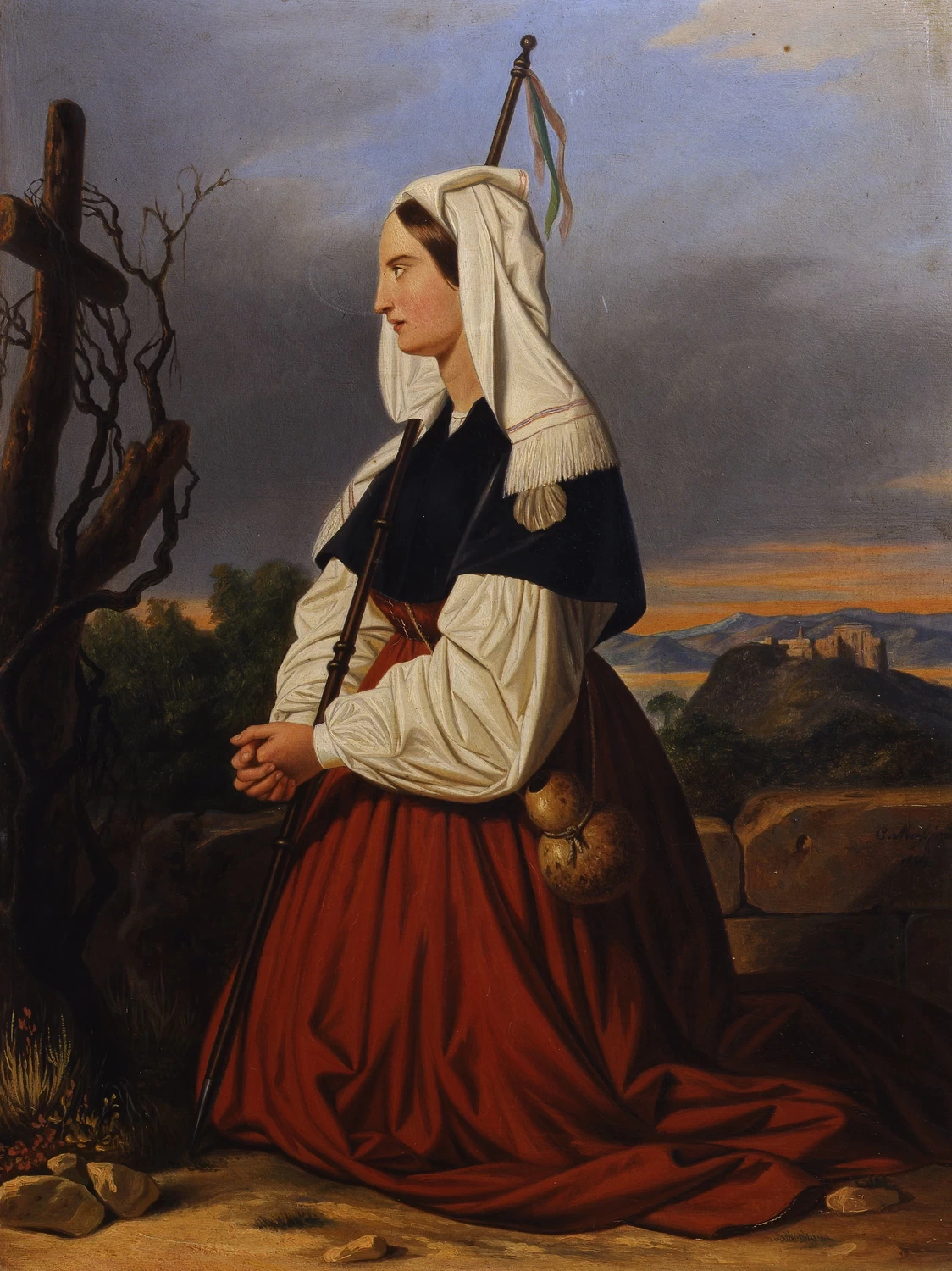 Ciociara inginocchiata o Una pellegrina - Galleria degli Uffizi, Firenze
